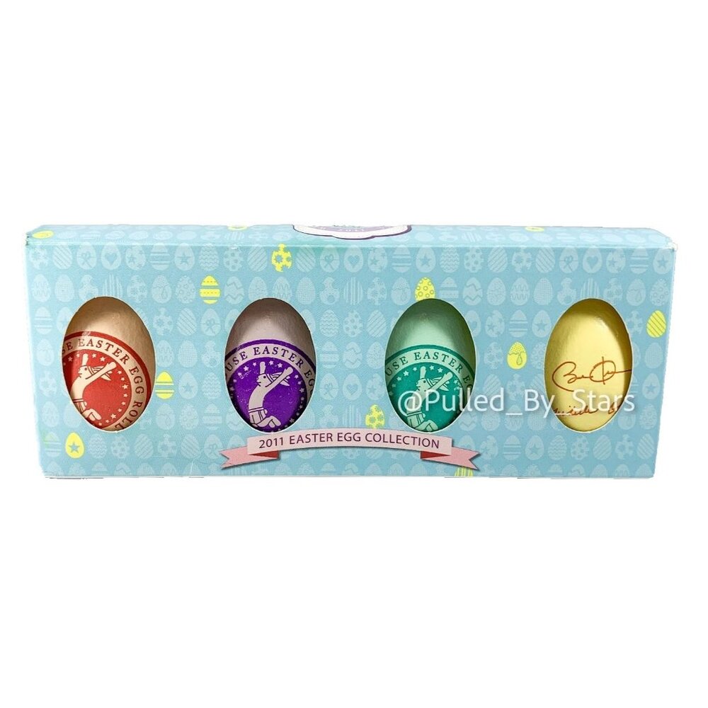 2011 Commemorative White House Easter Eggs - Box Set of 4 - New in Box